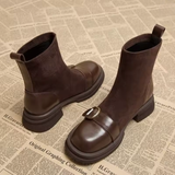 Scarlet | Bottes en Suède