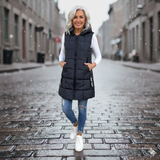 Jennifer - Manteau Sans Manches Matelassé