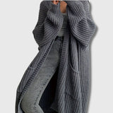 Leara - Femme Cardigan Classique avec Poches Édition Limitée