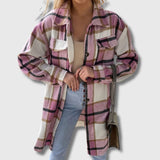 Ella - Manteau Long Imprimé | Édition Limitée