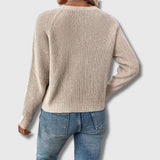 Zoe - Femme Cardigan Élégant Boutonné Édition Limitée