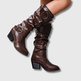 Éléonore – Femme Bottines à Talon Épais | Édition limitée