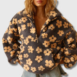 Sandra - Pull Sherpa d'inspiration Bohème