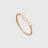 Grace - Bague en perles d'eau douce