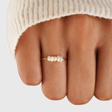 Grace - Bague en perles d'eau douce