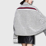 Léonie - Cardigan en Maille Chic Patchwork