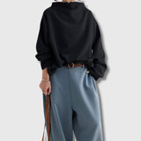 Lisa - Haut décontracté à col montant