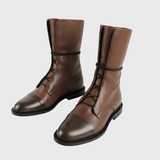 Bottes en cuir orthopédiques