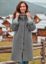 Amelie - Manteau Long D'hiver Élégant