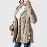 Élodie - Manteau teddy pour femmes à capuche Édition limitée