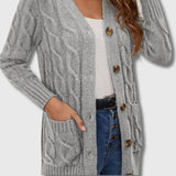 Édith - Cardigan Torsadé Élégant pour Femme