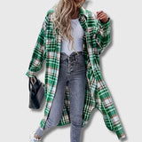 Ella - Manteau Long Imprimé | Édition Limitée