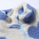 Katharina - Veste réversible à cœurs