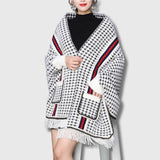 Léonie - Cardigan en Maille Chic Patchwork