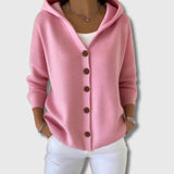 Fleur - Cadrigan en tricot à manches longues