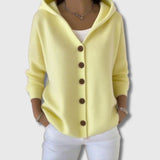 Fleur - Cadrigan en tricot à manches longues