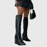 Mila - Bottes Crocodile Montantes