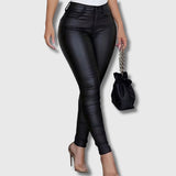 Bérénice - Pantalon Similicuir Taille Haute | Édition Limitée