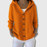 Fleur - Cadrigan en tricot à manches longues