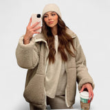 Kaja - Manteau en Peluche Doux